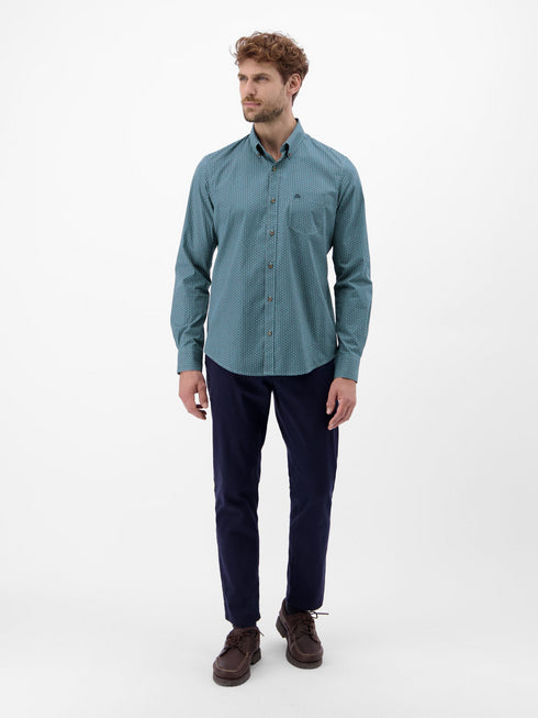 Lerros Men's Shirt with Ornamental Pattern - 2591155